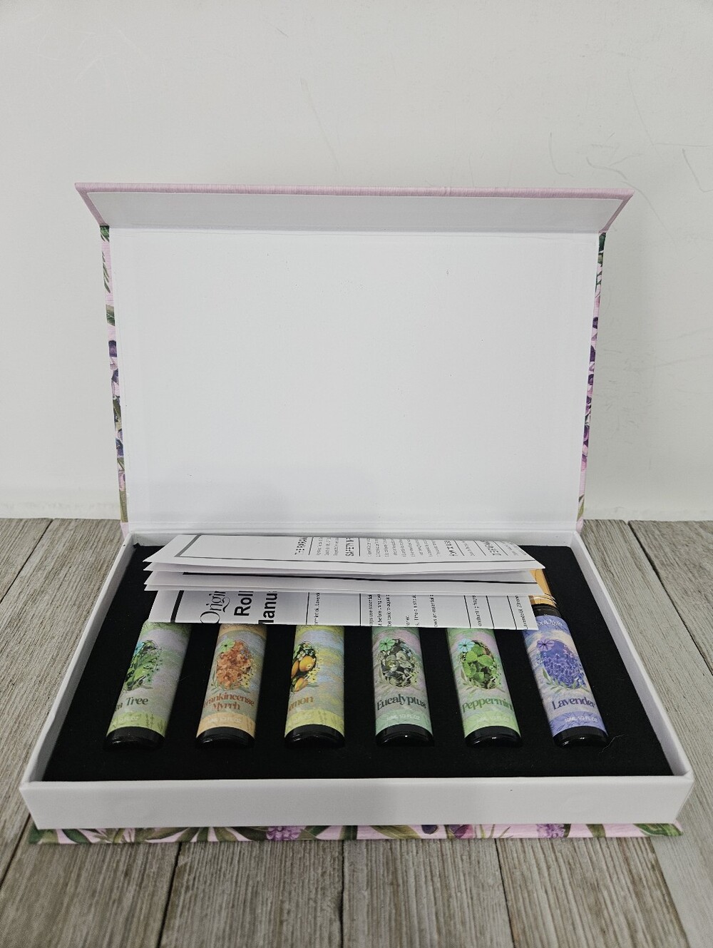 Soul Origin Essential Oil Roll On Set 6 - 10ml (1/3 fl oz) Eucalyptus Peppermint